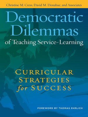 cover image of Democratic Dilemmas of Teaching Service-Learning